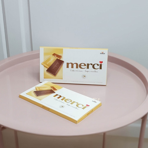 Merci кофе и сливки шоколад, 100 г