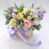 Букет в шляпной коробке "Джослин"